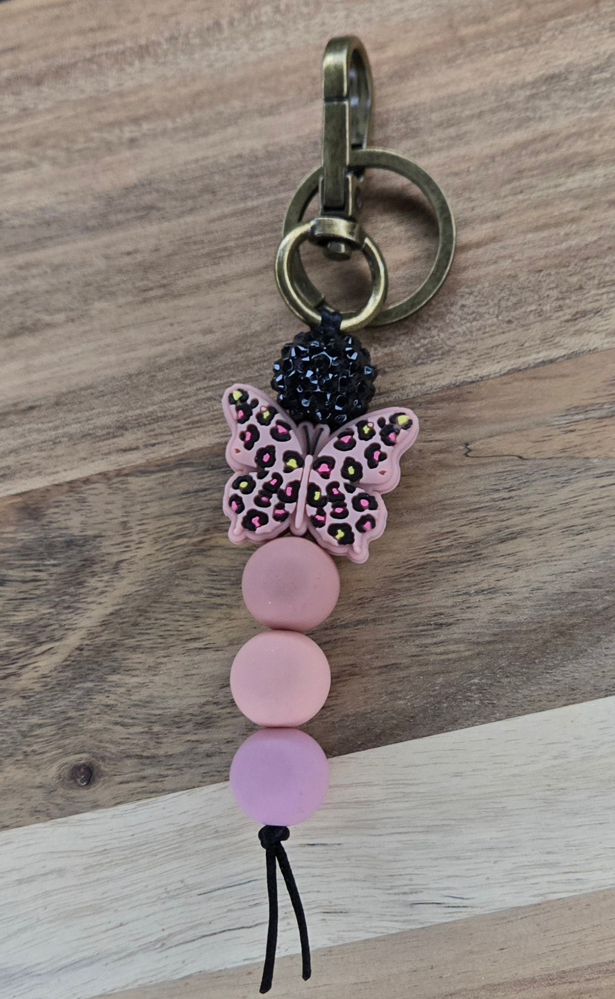 Leopard Butterfly Keychains