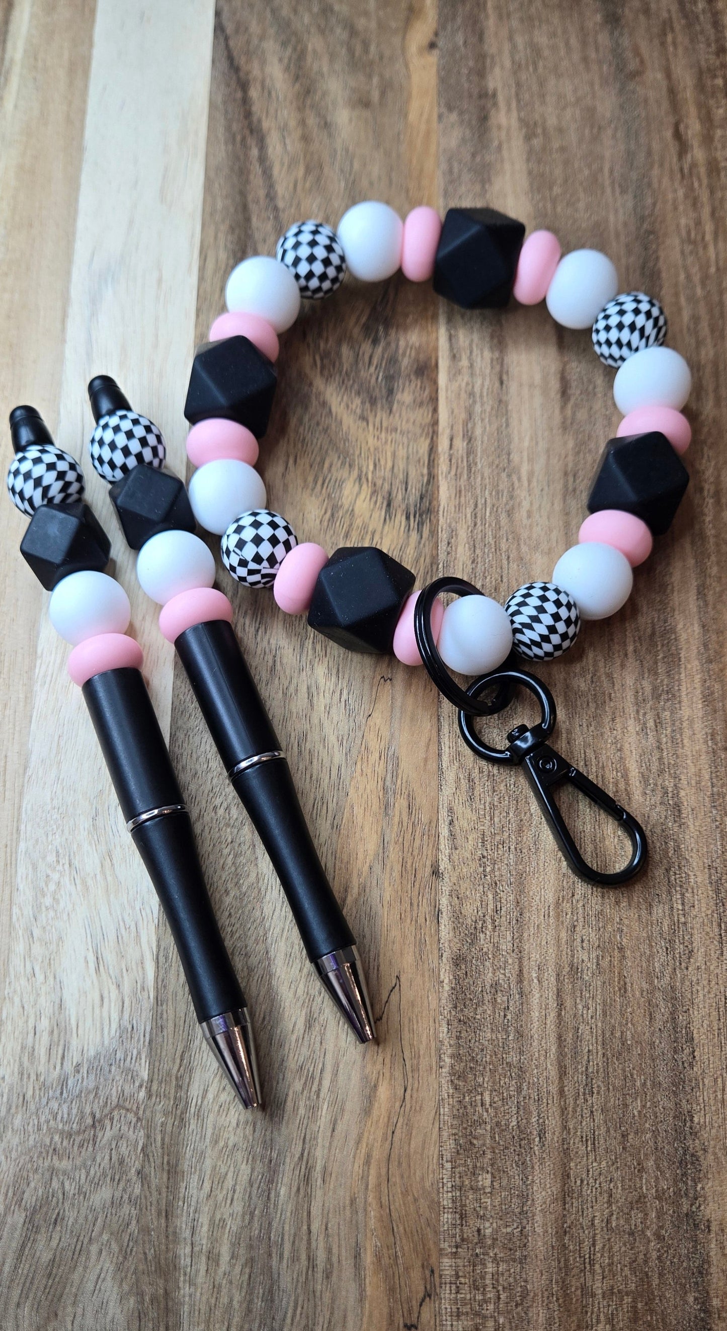 Black & Pink Retro Pens