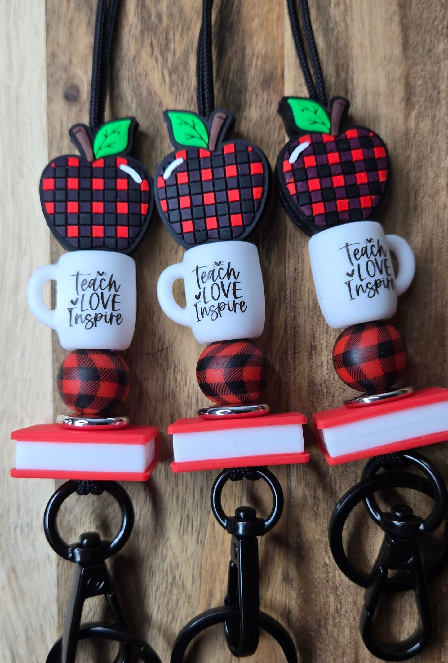 Teach Love Inspire Book Lanyard