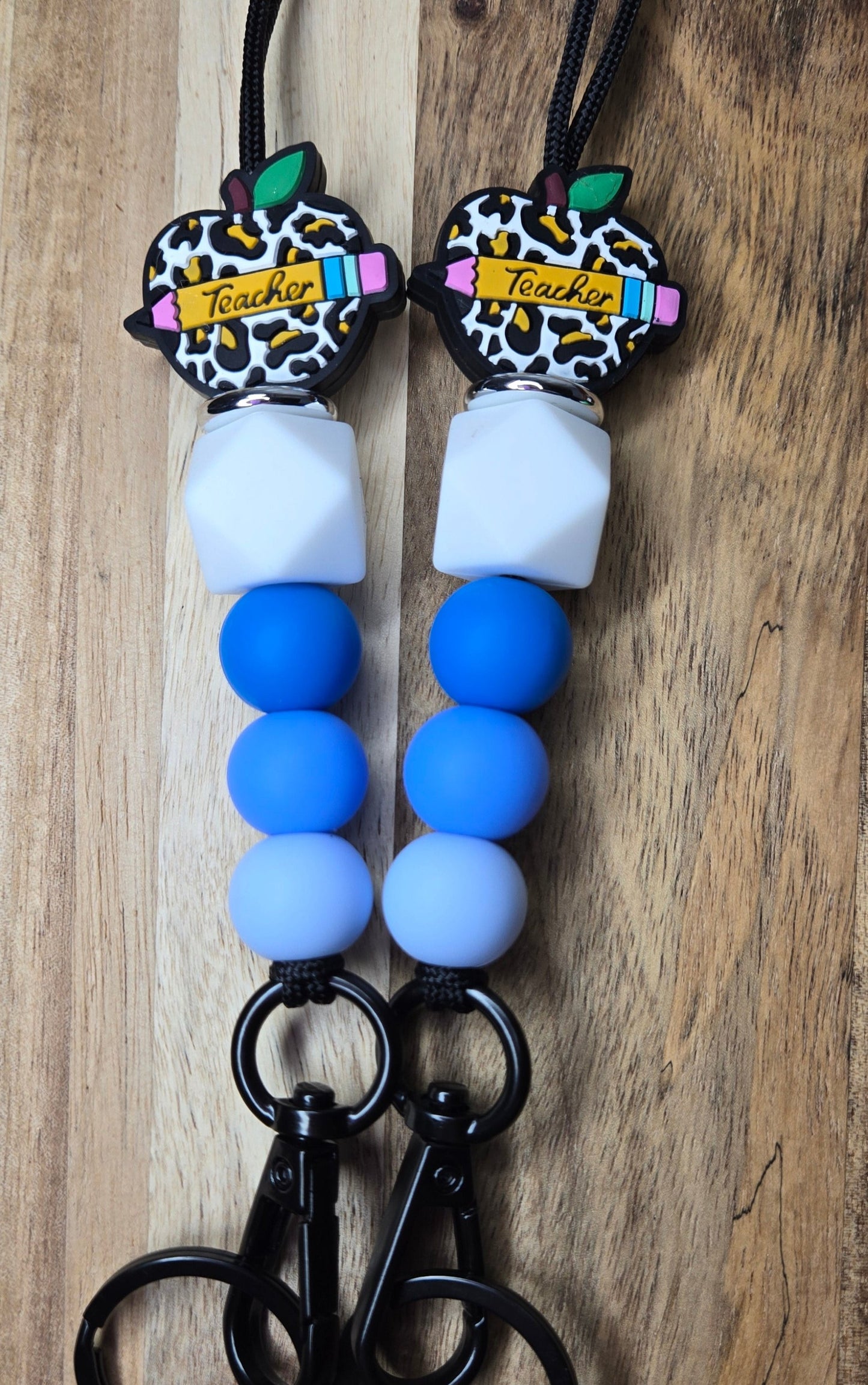 Animal Print Teacher Lanyard