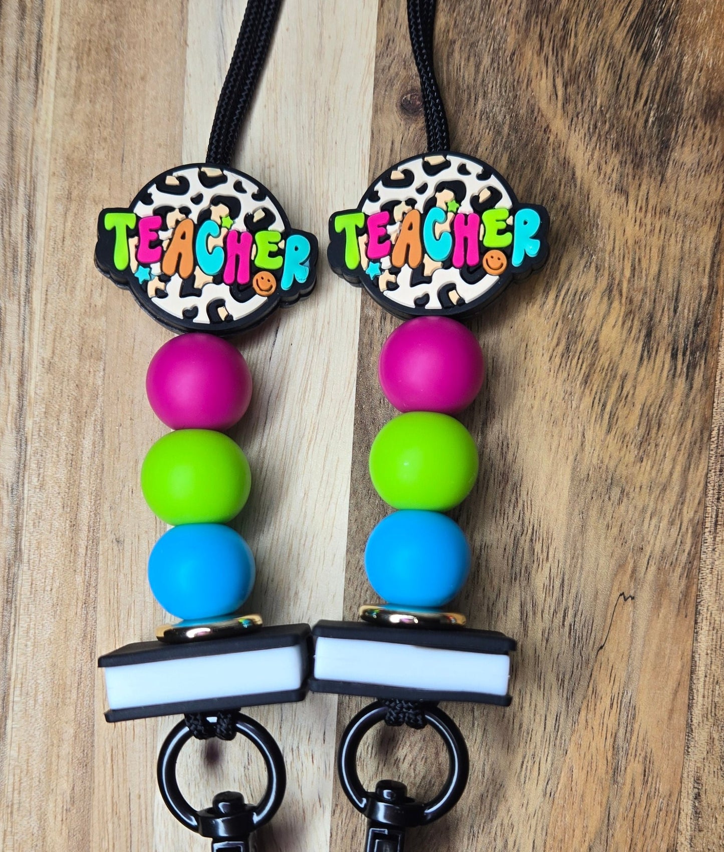 Colorful Animal Print Lanyards