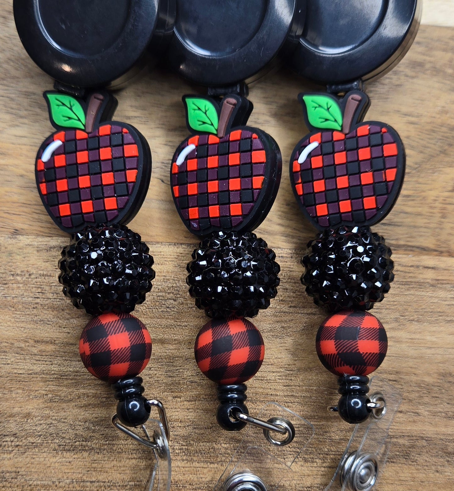 Red Plaid Apples