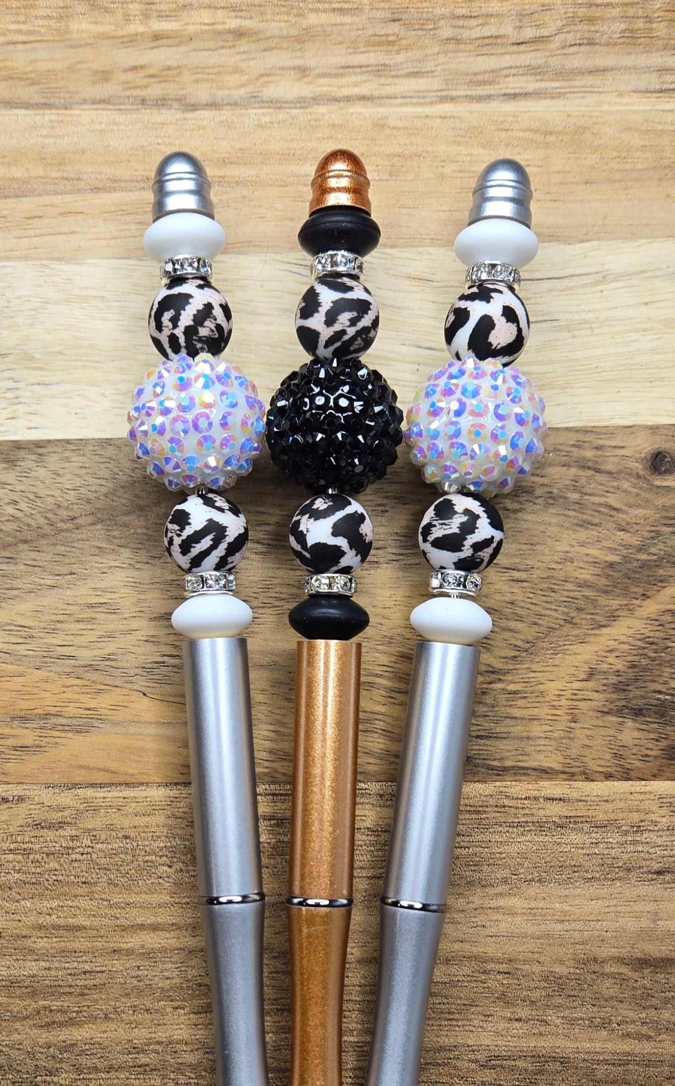 Silver/Gold Leopard Pens