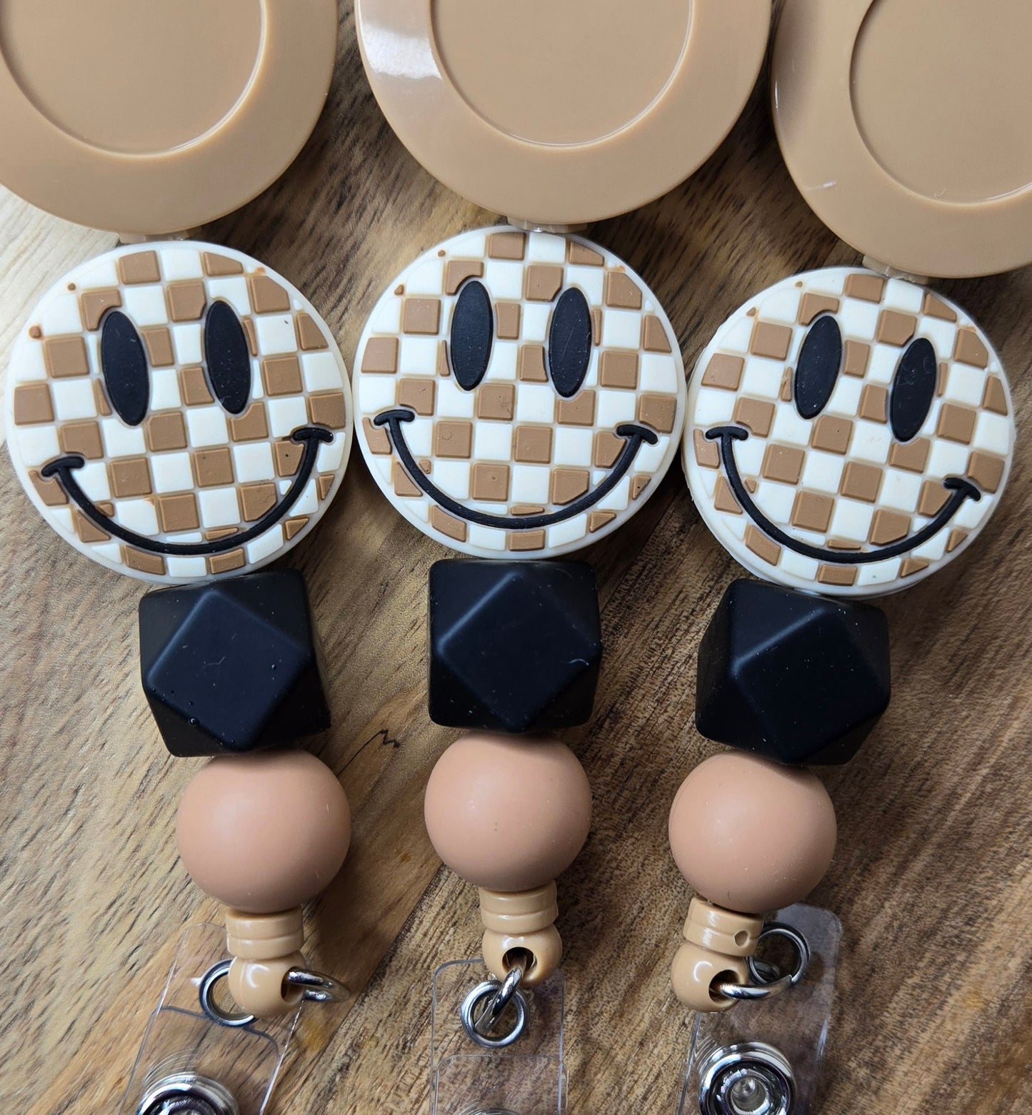 Simple Brown Checkered Smile