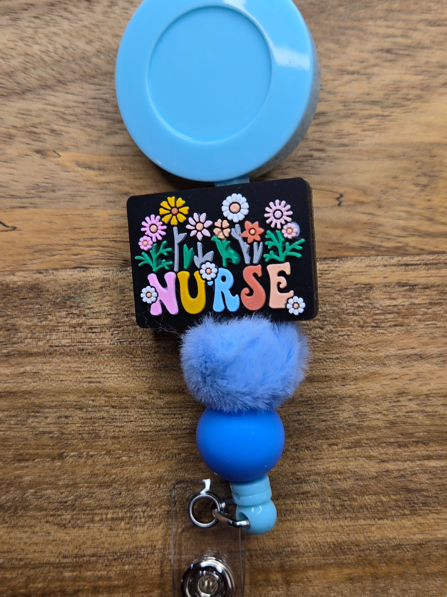 Nurse & Flowers w/ Pom