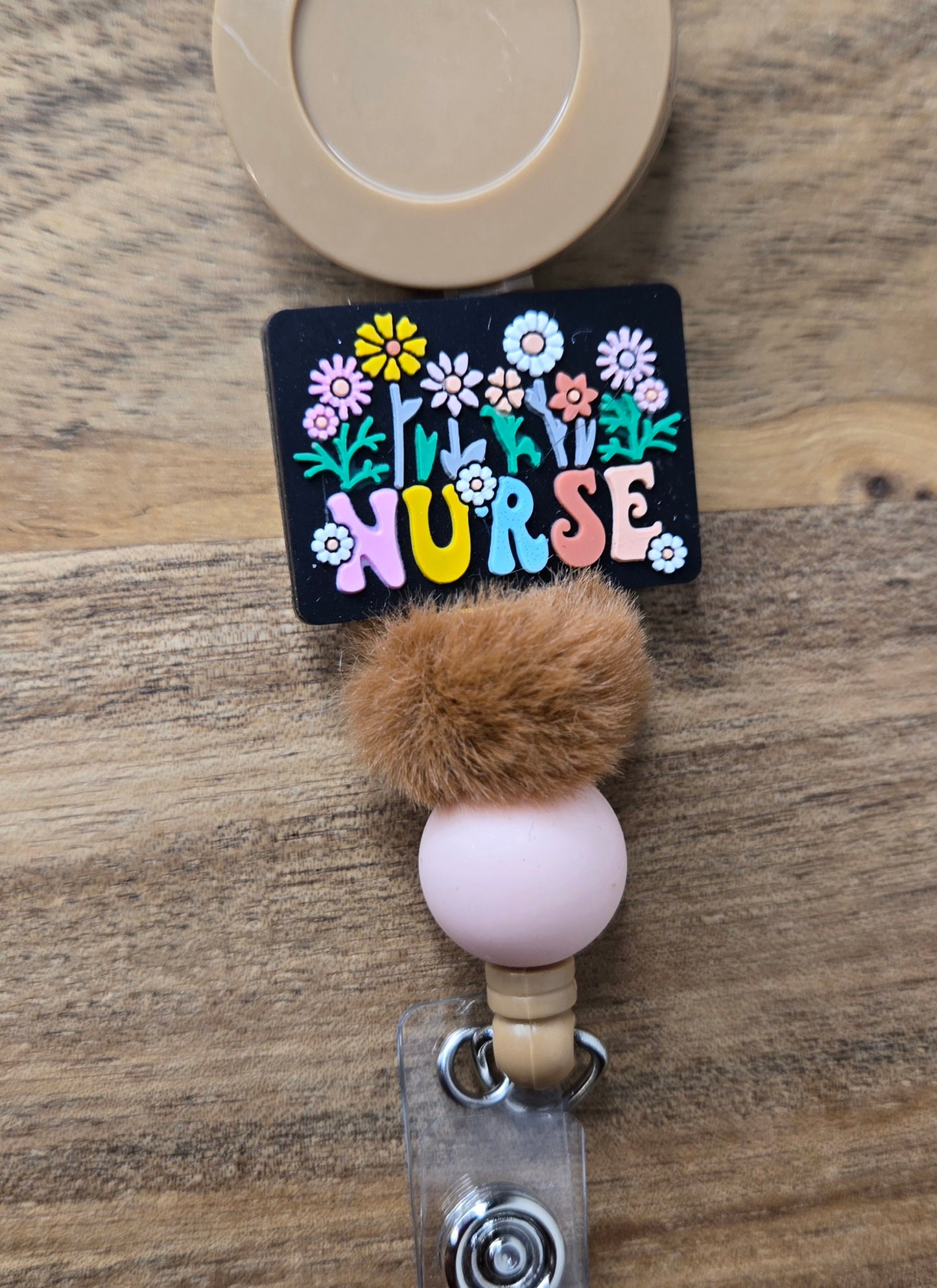 Nurse & Flowers w/ Pom