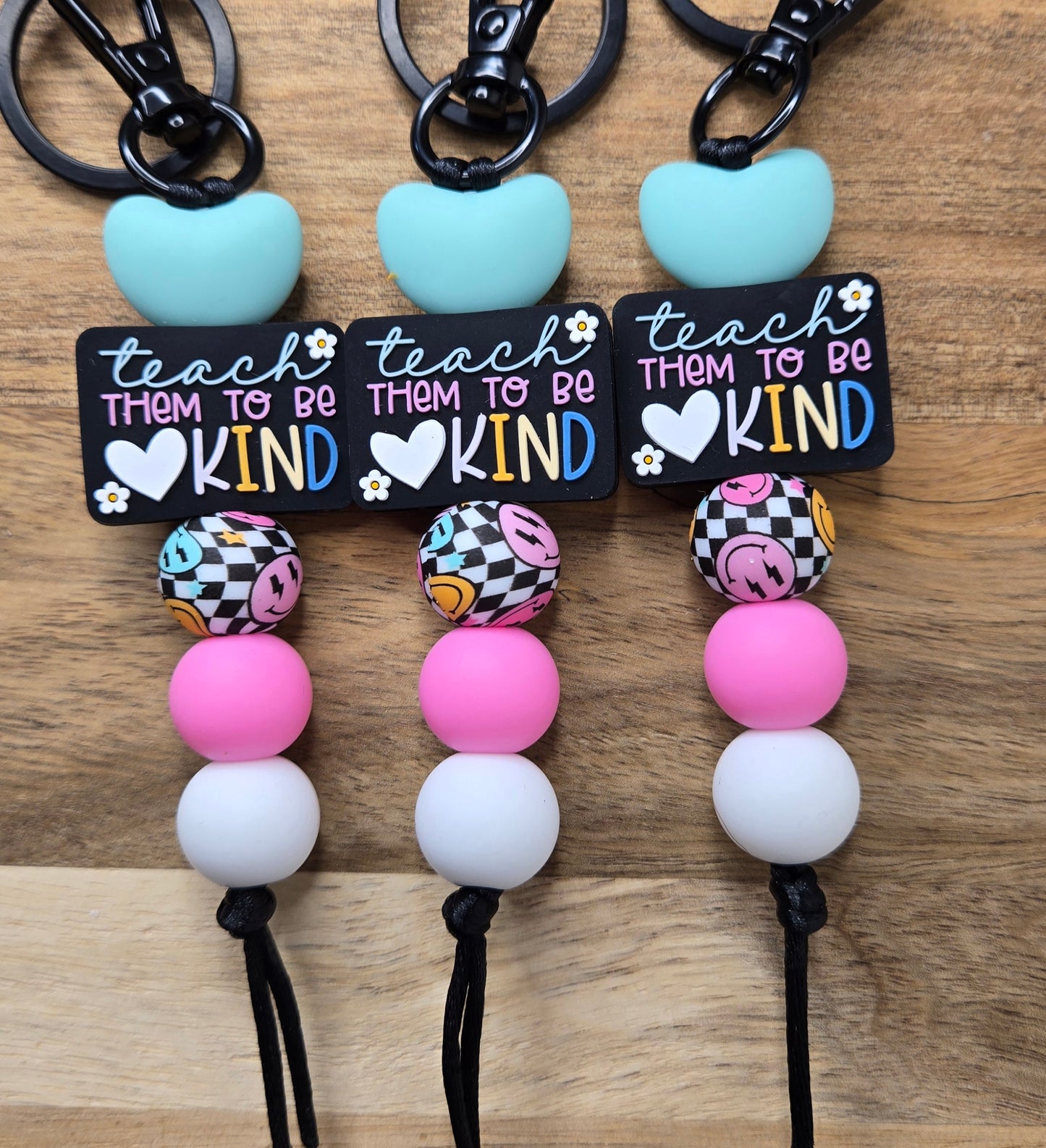 Teach Them To Be Kind Keychain