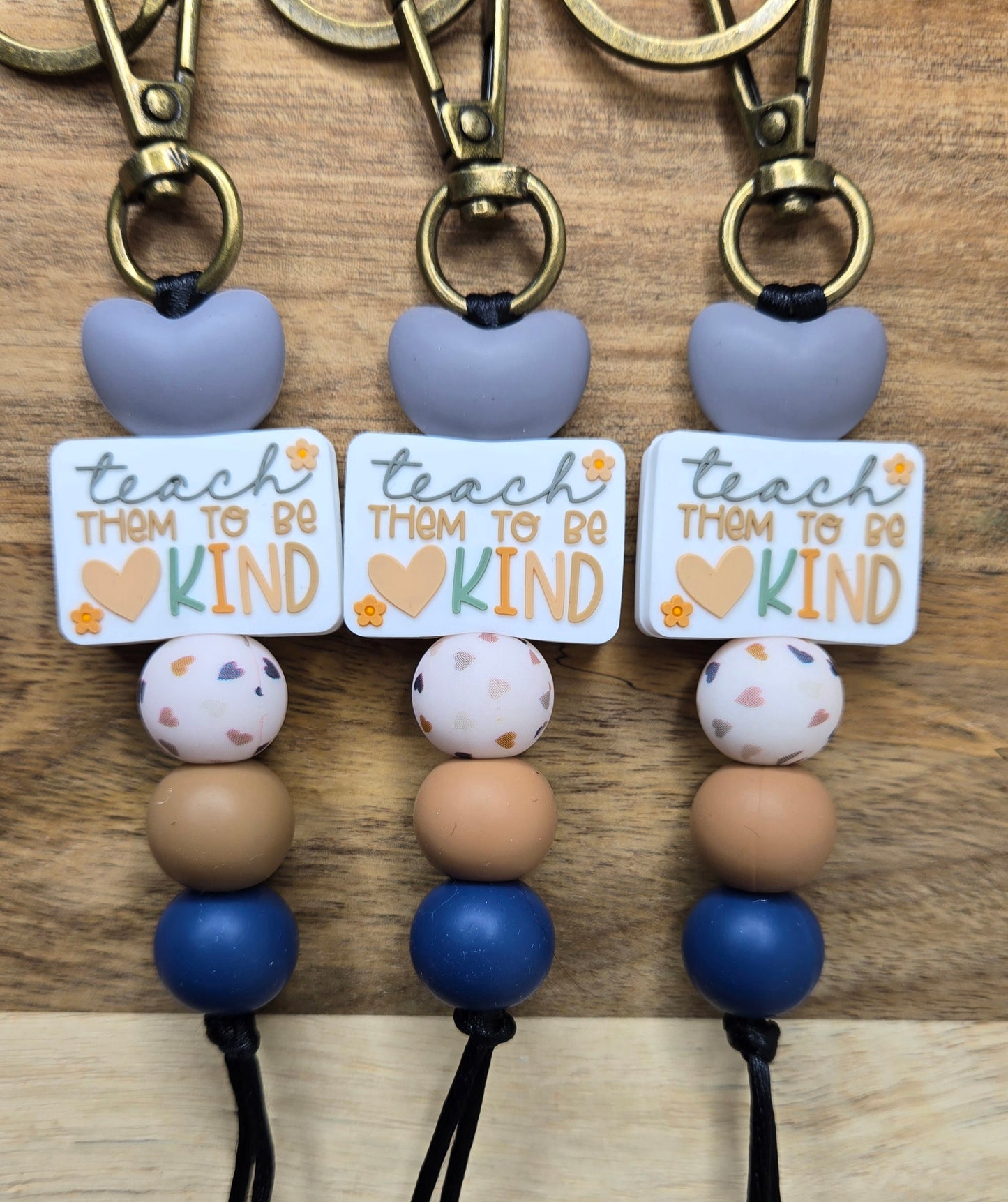 Teach Them To Be Kind Keychain