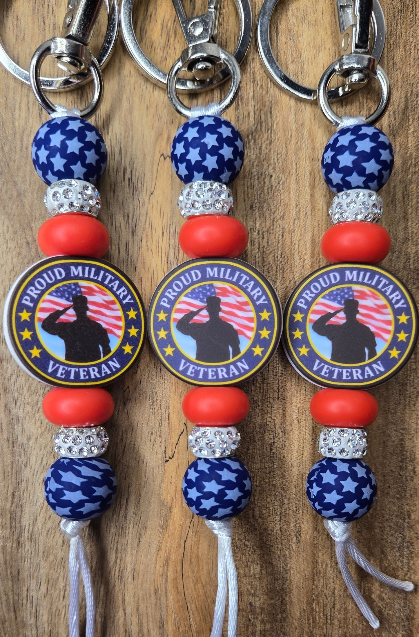 Proud To Be A Veteran Keychain