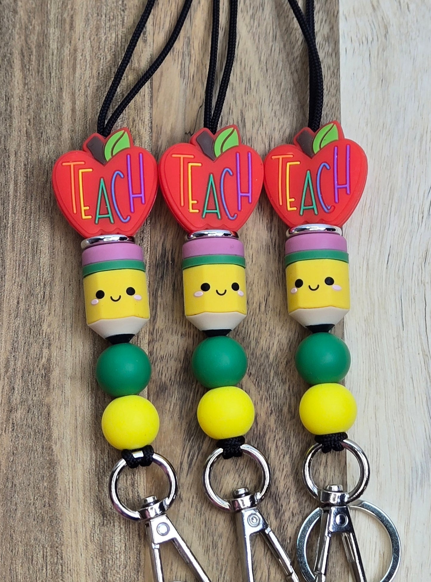 TEACH Apple Lanyard