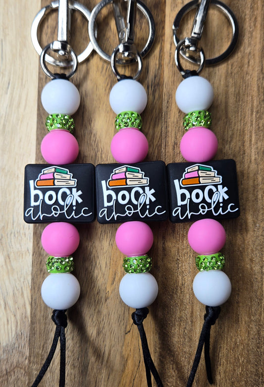 Bookaholic Keychain