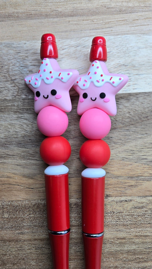 Valentine Cookie Star Pen