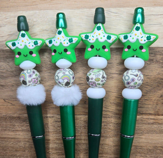 St Patty's Day Cookie Star Pens