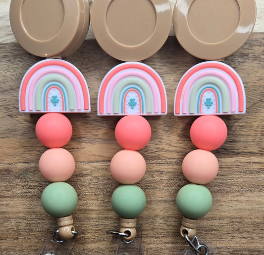Peach Rainbow w/ Shamrock