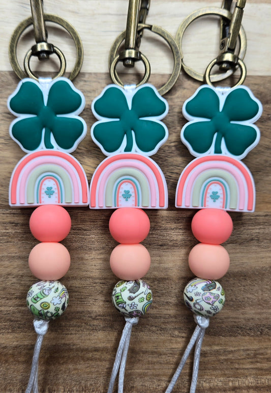 Rainbows & Shamrocks Keychain