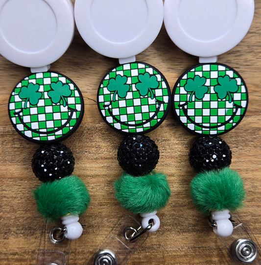 Shamrock Smile w/ Green Pom