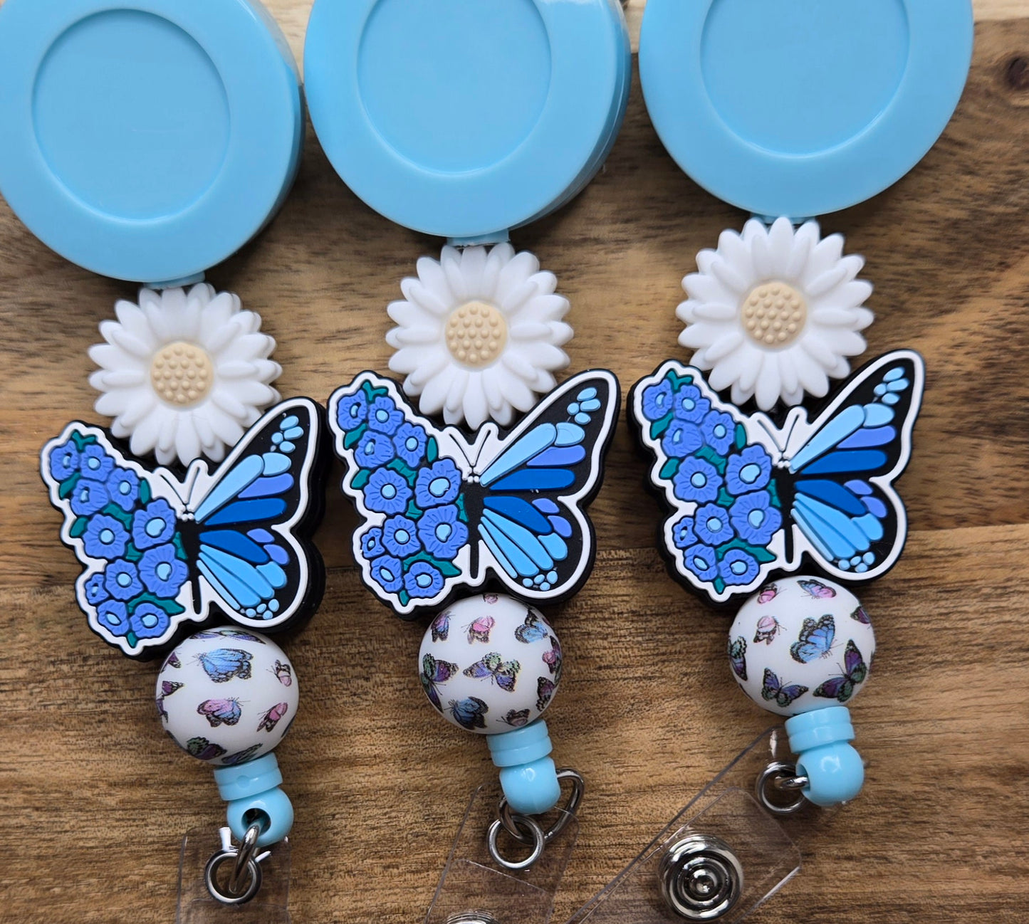 Blue Butterfly w/ Daisy