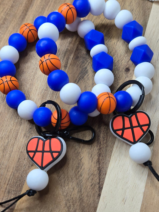 Basketball Wristlet w/ Tassel