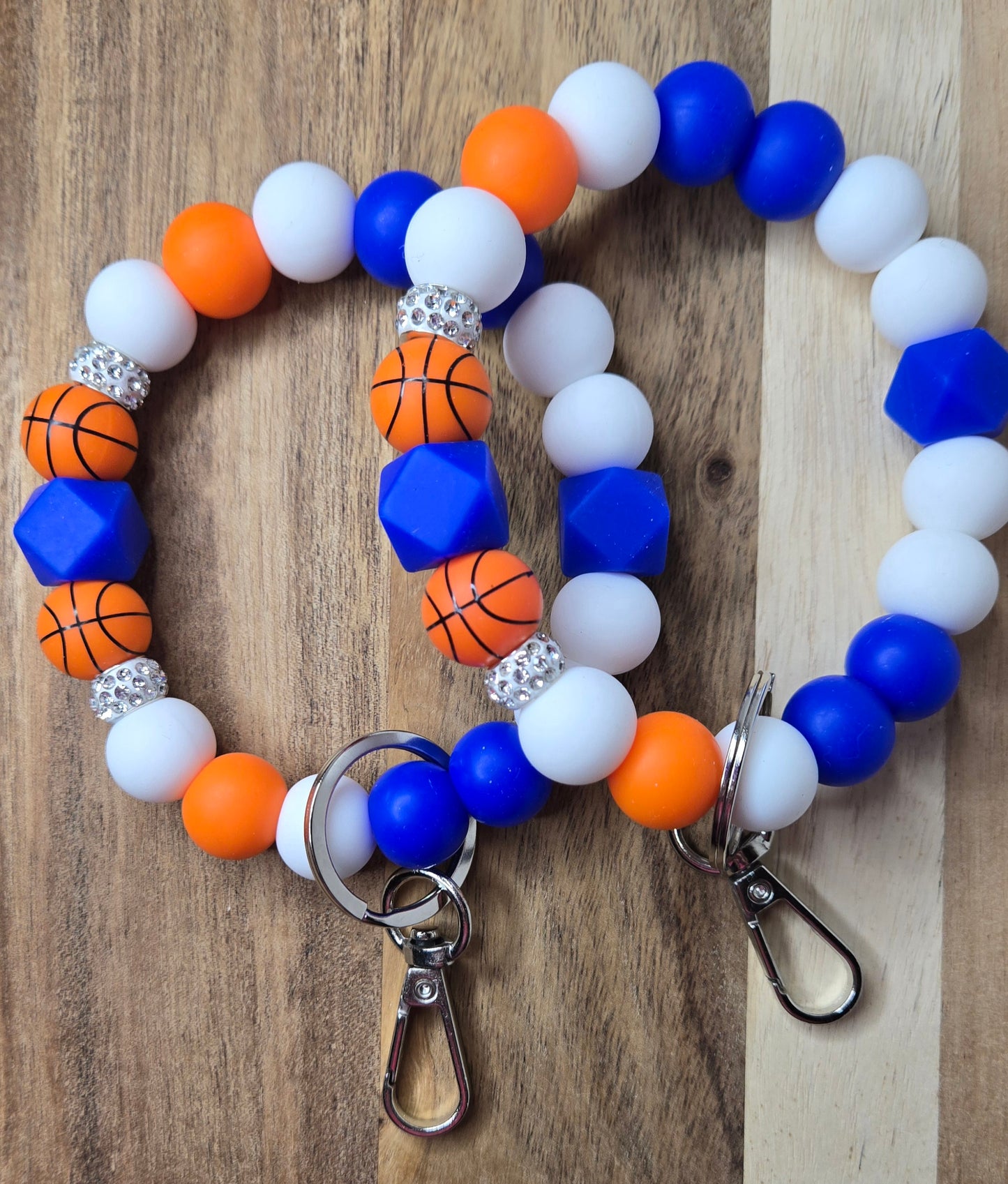 Basketball Wristlet w/ Rhinestone
