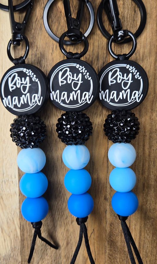 Boy Mom Keychain