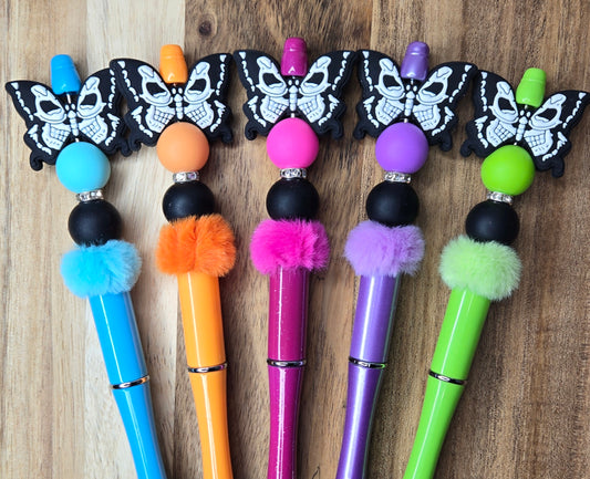 Skeleton Butterfly Pens