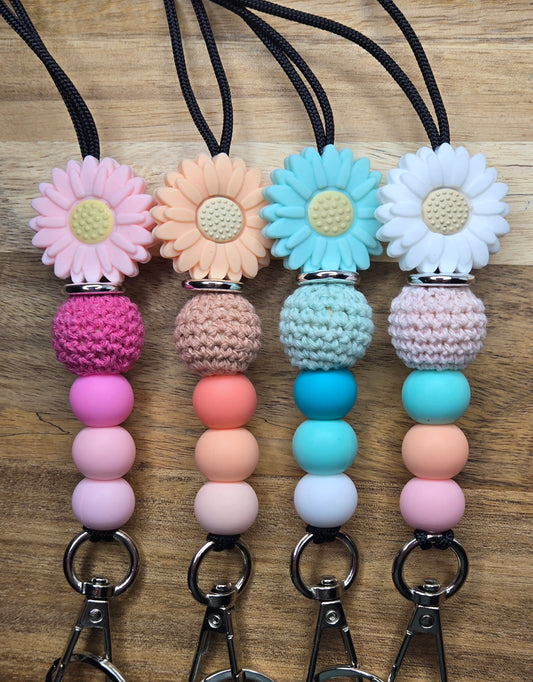 Crochet & Daisy Lanyards