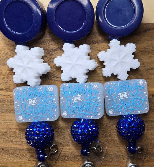 Blue Sparkles & Snowflakes