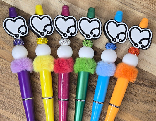 Heart Stethscope Pens