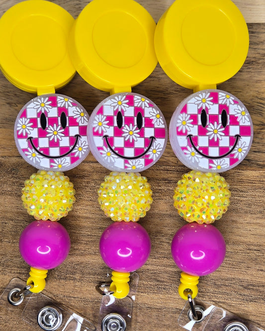 Bright Yellow and Pink Smile