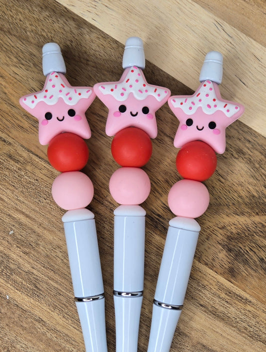 Valentine Star Cookie Pen