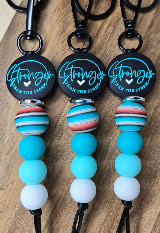 Stronger Than The Storm Keychain