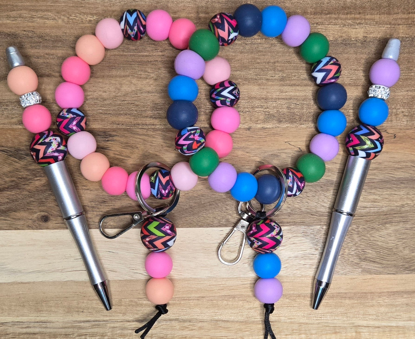 Colorful Chevron Wristlet Bundle