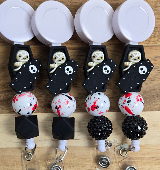 Mummy Red & Black Splatter