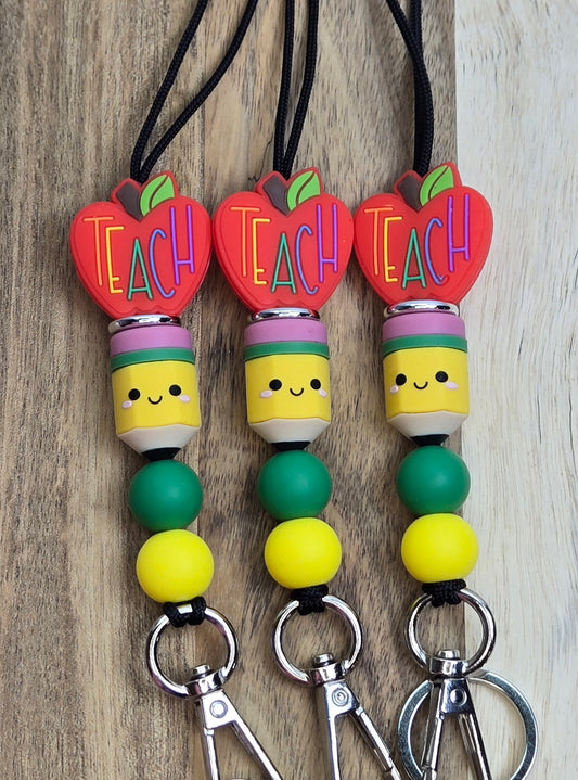 TEACH Apple Lanyard